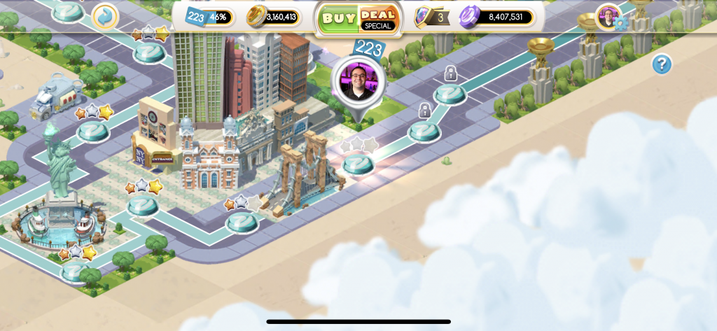MyVegas Journey map