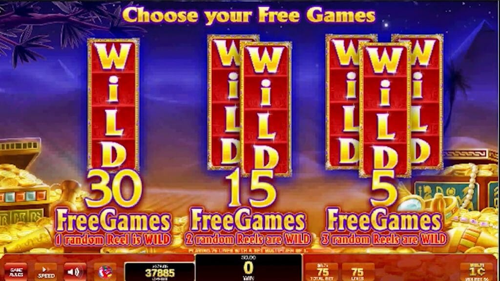 Golden Egypt by IGT bonus selection