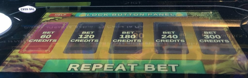Golden Jungle by IGT bet panel