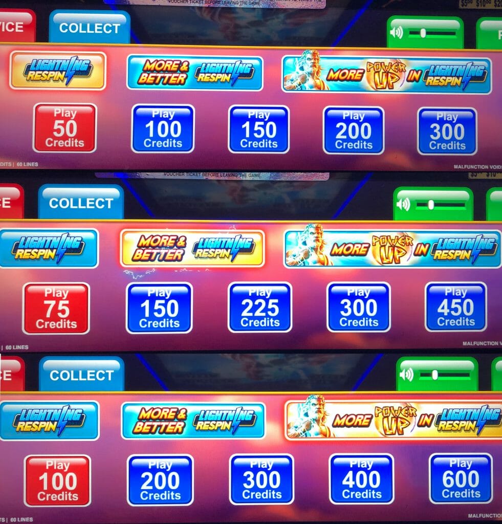 Zeus Unleashed betting options