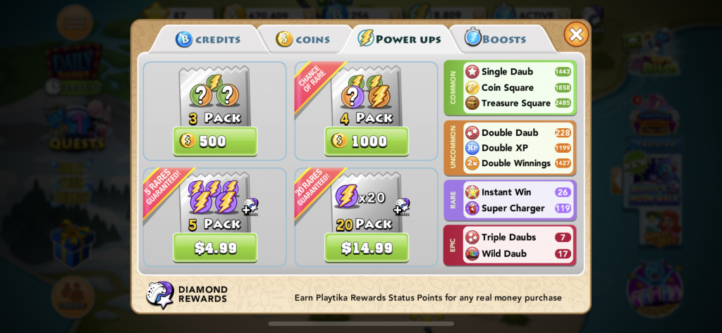 Bingo Blitz store