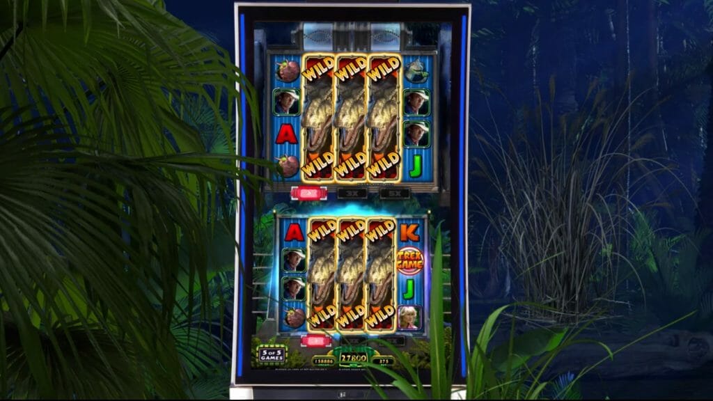 Jurassic Park Trilogy: Jurassic Park by IGT T-Rex Free Spins