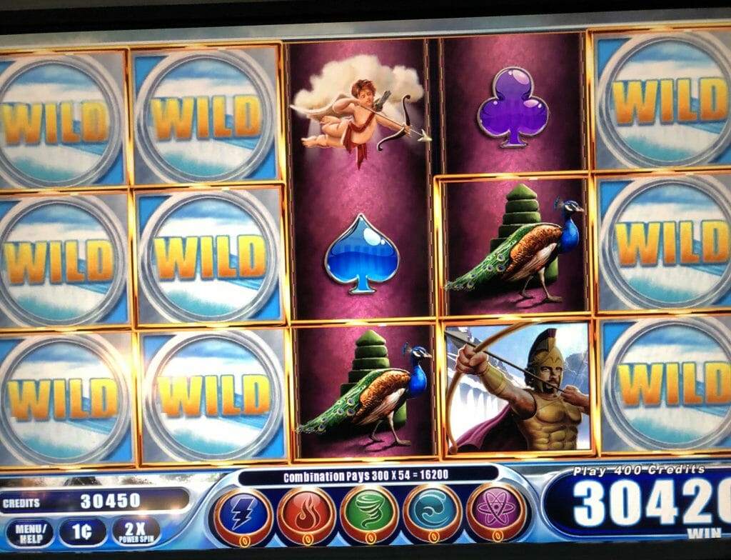 WMS Power Spins Golden Apple 750x hit