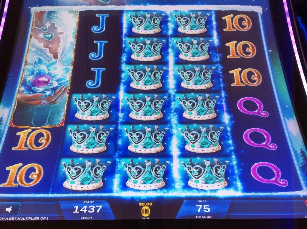 Icy Wilds Deluxe by IGT two wild reels triggered