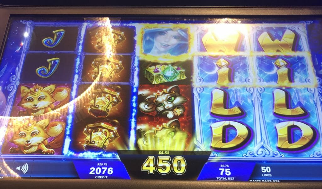It's Magic: Lilly by IGT wilds plus reel for next spin