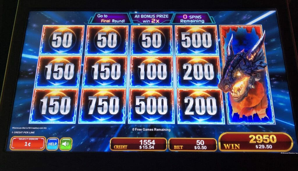 Money Galaxy Dragon's Return by Konami second board full