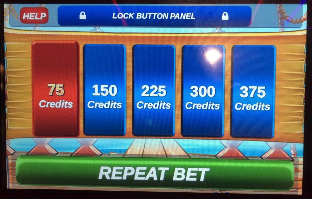 Wild Pirates by IGT bet panel