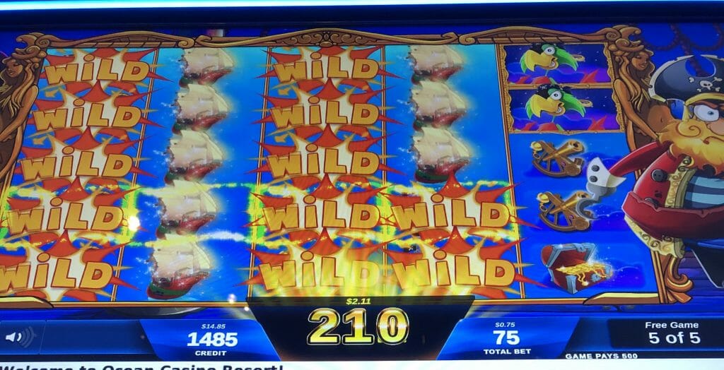 Wild Pirates by IGT final free spin wilds